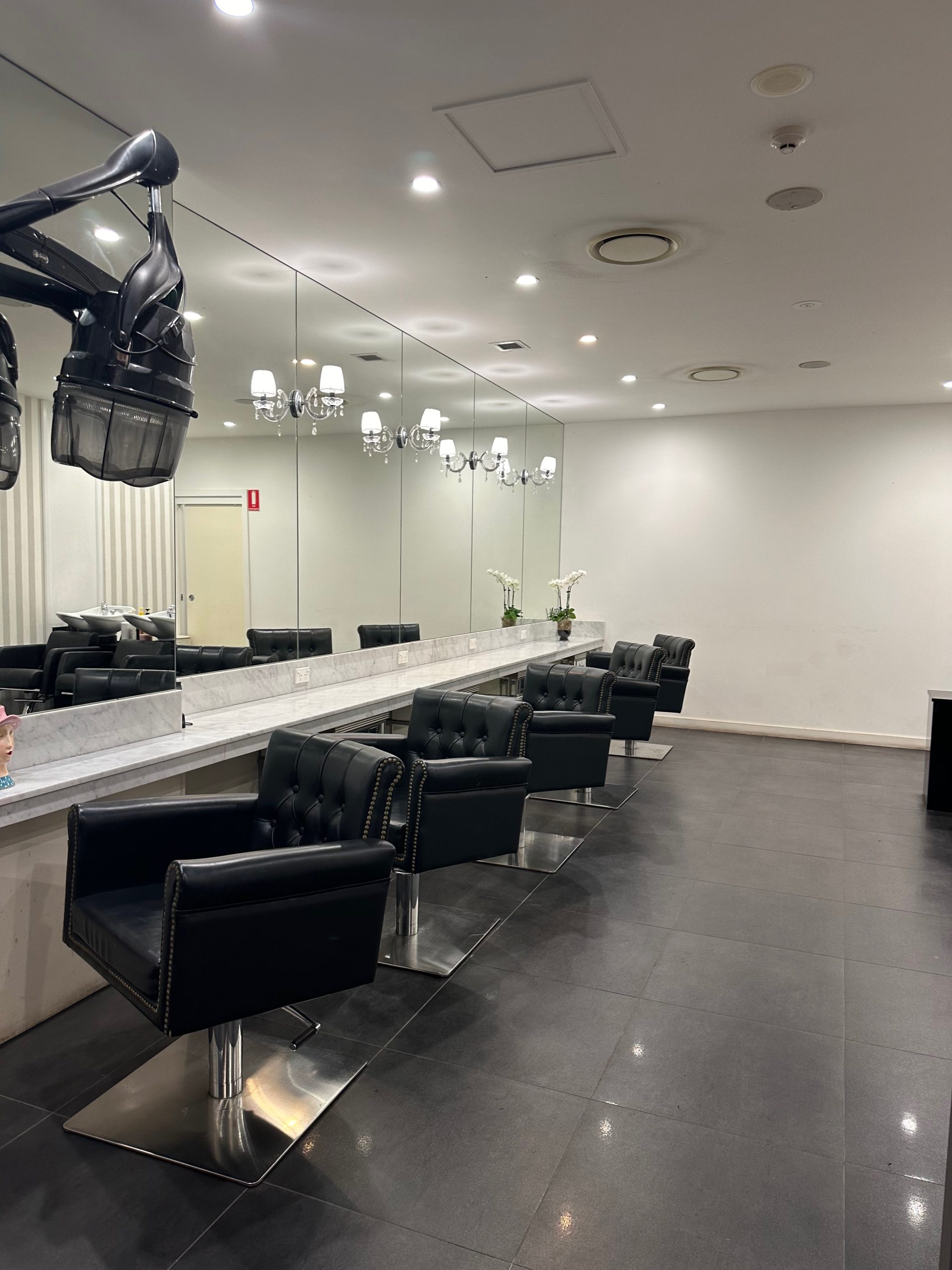 Shine Hair Salon styling chairs